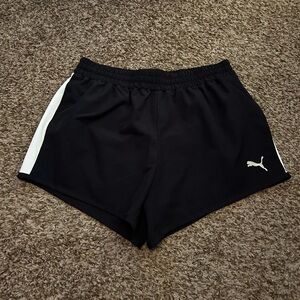 Black Puma Shorts